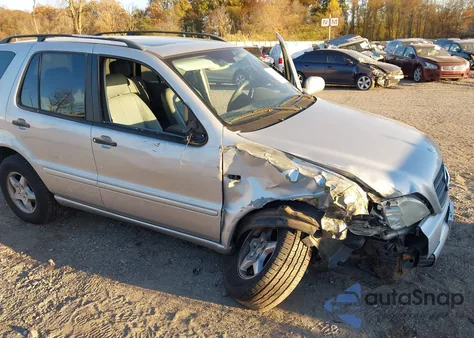 2001 Mercedes-Benz Ml 320 from USA, damaged, VIN 4JGAB54E81A280629